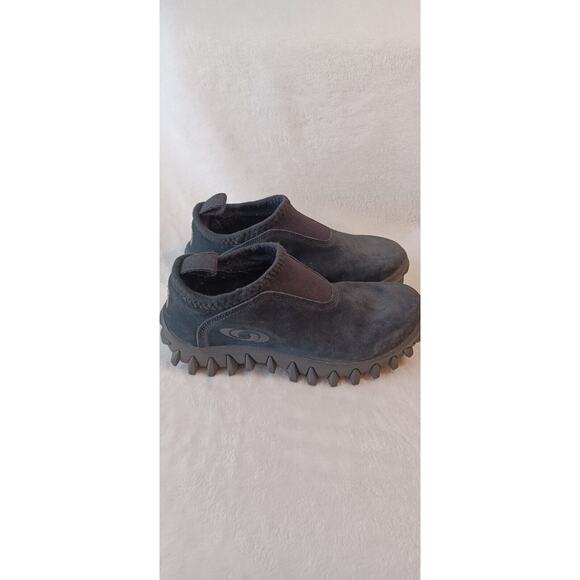 Mens Salomon Shoes Contagrip CX Slip-On Winter Black Suede Sz 7 EU 38 2/3 VTG - Picture 8 of 8